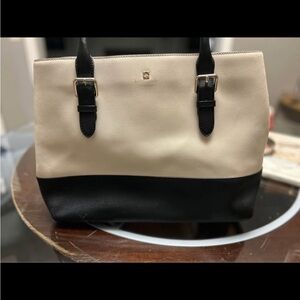 Kate Spade Black and Cream Tote Bag